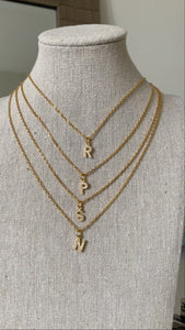 Dainty Initial Necklace