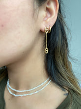 Load image into Gallery viewer, Oval Drop Earrings
