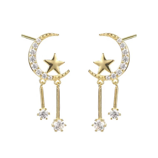 Over The Moon Earrings