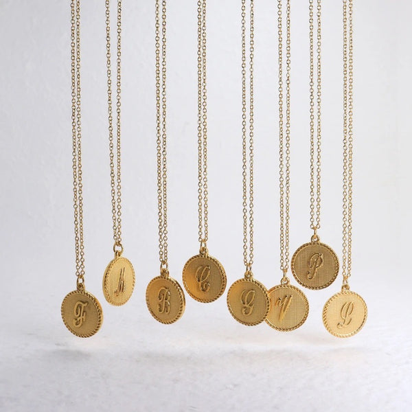 Jordan Initial Necklace