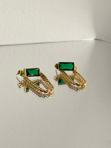 Emerald Drop Earrings