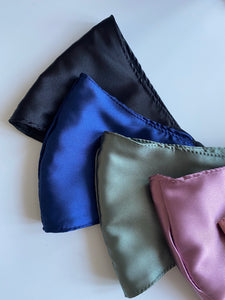 Satin face mask